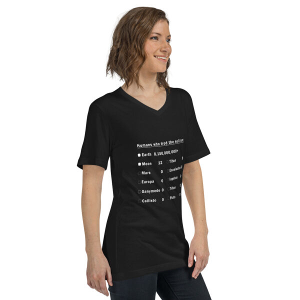 Trod Ground Unisex Short Sleeve V-Neck T-Shirt - Image 3