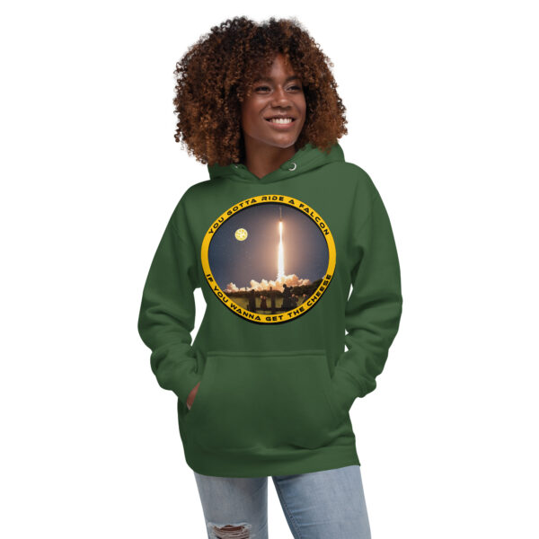 You Gotta Ride a Falcon Unisex Hoodie - Image 9