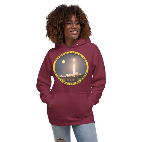 You Gotta Ride a Falcon Unisex Hoodie - Image 12