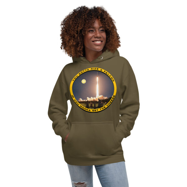 You Gotta Ride a Falcon Unisex Hoodie - Image 15