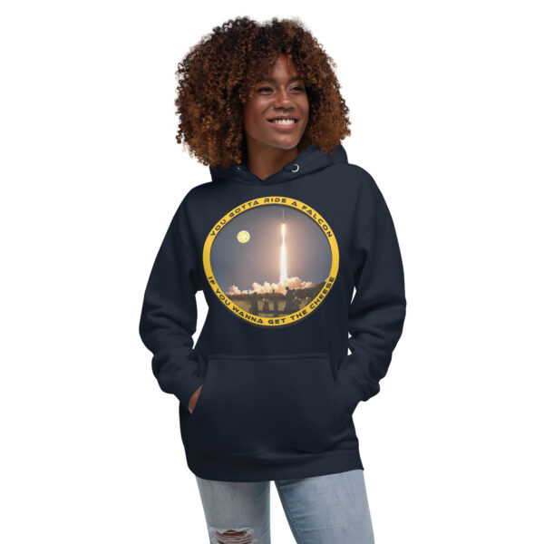 You Gotta Ride a Falcon Unisex Hoodie - Image 11