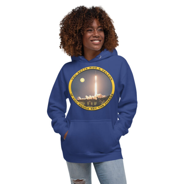 You Gotta Ride a Falcon Unisex Hoodie - Image 14