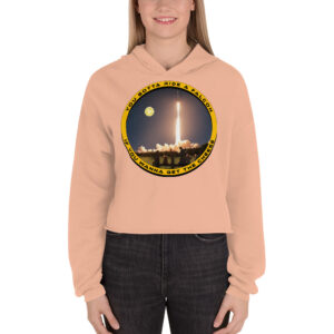You Gotta Ride a Falcon Crop Hoodie