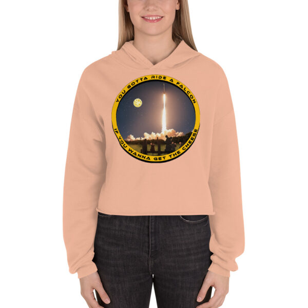 You Gotta Ride a Falcon Crop Hoodie